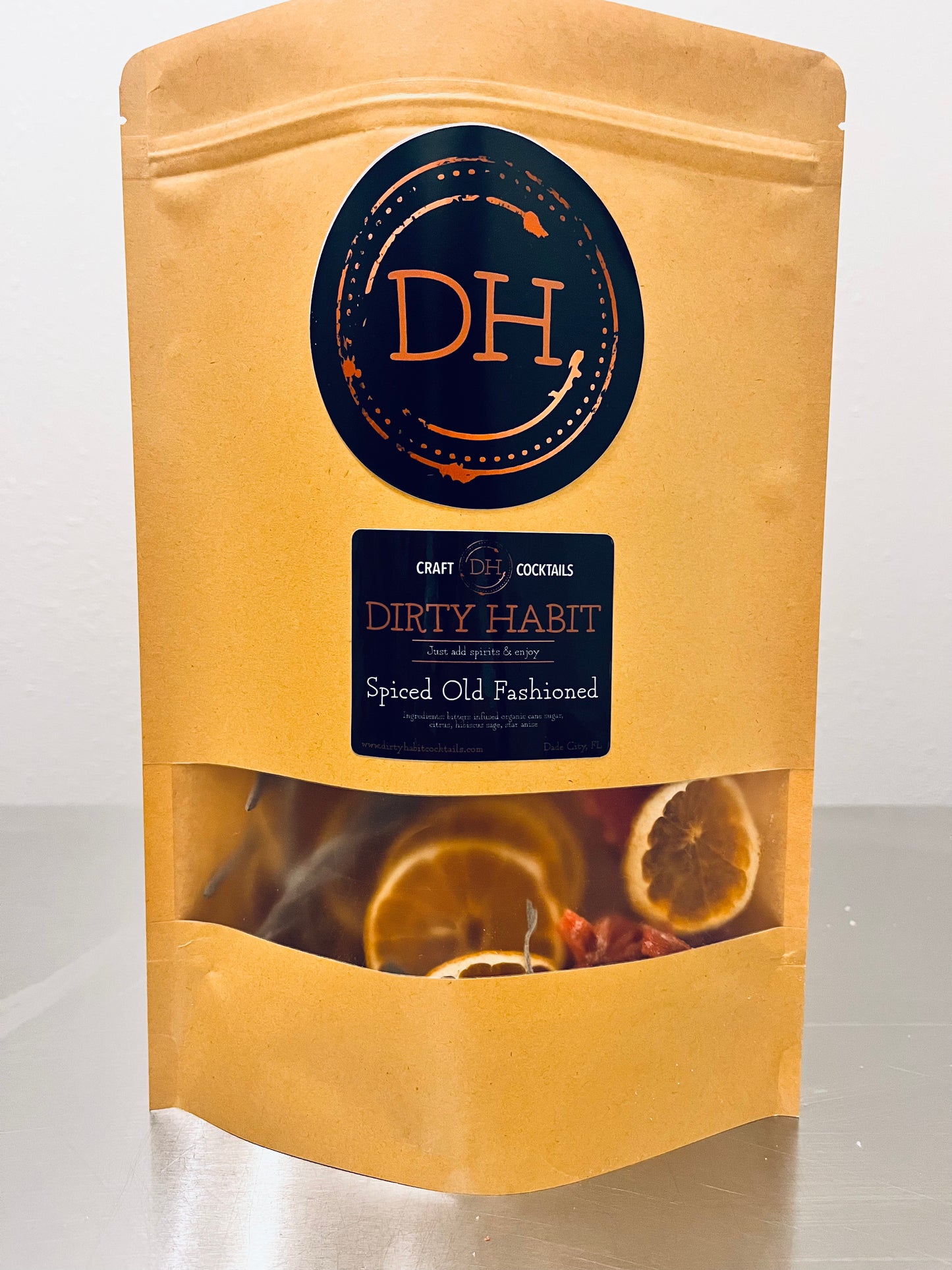 Dirty Habit Party Mix Spiced Old Fashioned